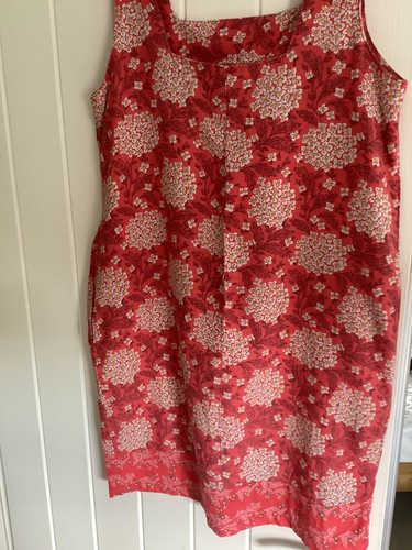 Next red white floral shift - red,