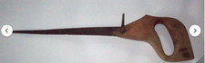 VINTAGE  SAW WOODEN HANDLE