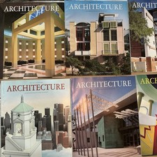 Rare Vintage Architecture Magazine 10 Issues 1992	