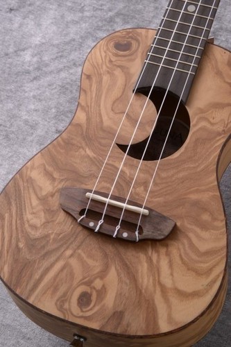 Luna guitars uke - exotic, olive