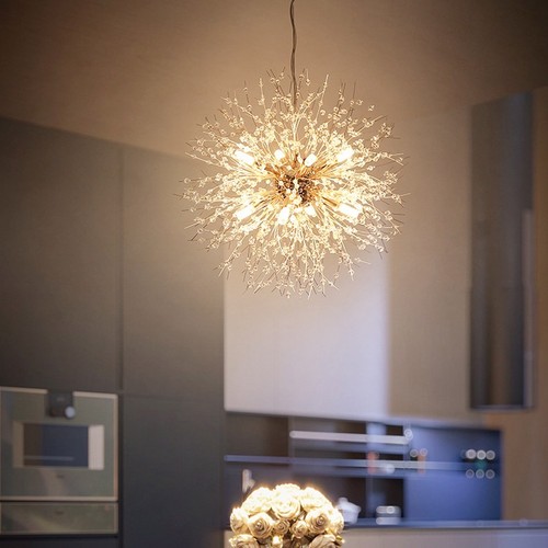 Modern dandelion chandelier - dandelion,