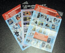 SCI-FI COLLECTOR CATALOGUES X3 . DOCTOR WHO CHRISTOPHER ECCLESTON TENNANT ERAS