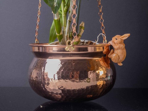Hammered rose copper - hammered,