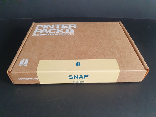 Pinter snap pilsner home brew - pinter,