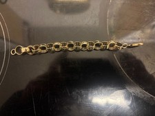 9ct Gold Patterned Belcher