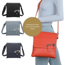 Portfolio Buckle Crossbody Bag