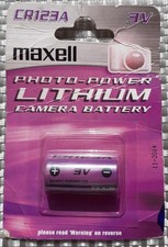 Maxell  CR123A 3V Lithium