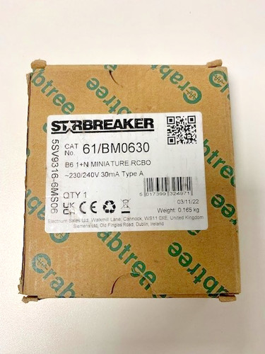 Brand new crabtree 6amp type - new,