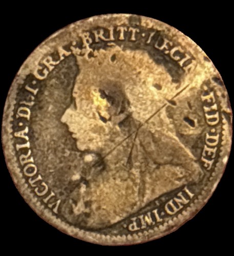 1899 queen victoria pence - queen,