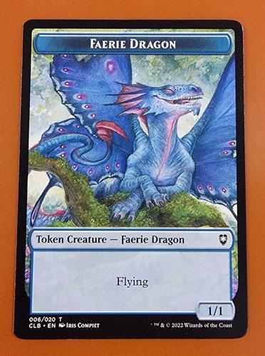 Faerie dragon token - dragon, (a