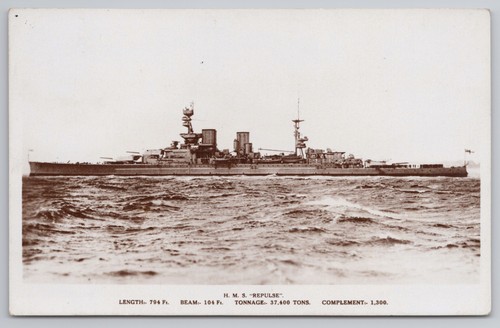 Rppc hms repulse royal navy - hms,
