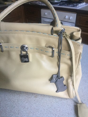 Radley bag with padlock lemon - radley,