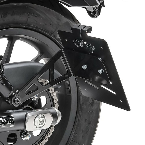 Side mount license - mount, plate