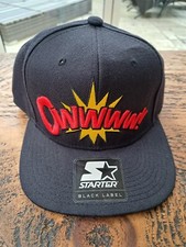 Starter Black Label Cap Owwww! OFSM Embroidered Logo Black Trucker Comic BNWOT
