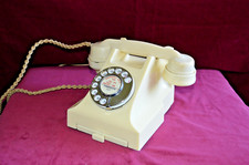 Original Antique Ivory GPO 332F Bakelite Telephone Working