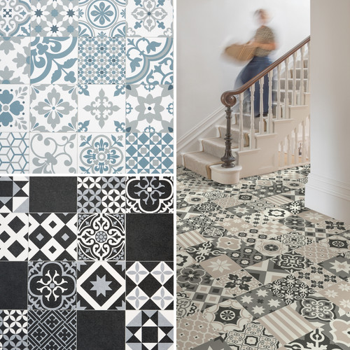 Vinyl flooring cushioned sheet - vinyl,