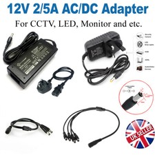 12V 2/5A AC/DC Adapter Power