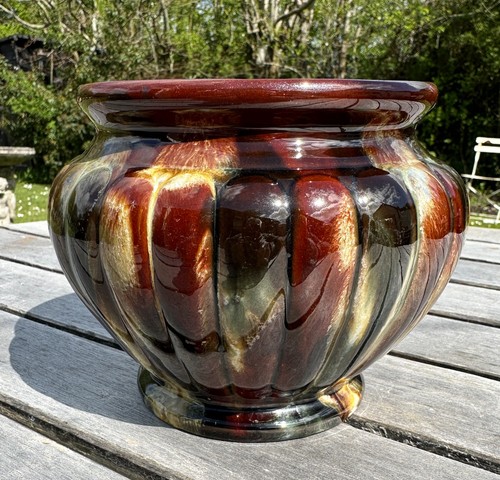 Art pottery vase - vase, jardiniere