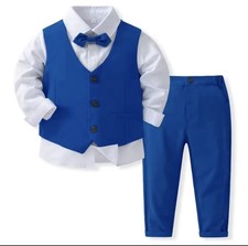 Boys Royal Blue Formal Suit
