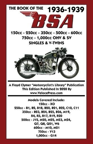 Book the 1936 1939 bsa - 1936-1939,