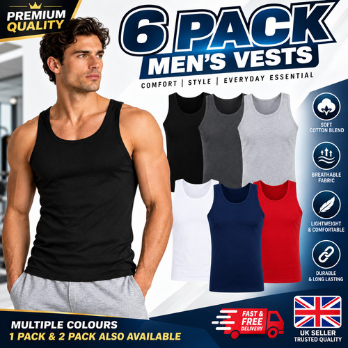 Pack men cotton - pack, vests