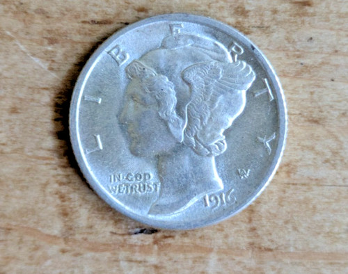 1916 mercury dime - dime, first