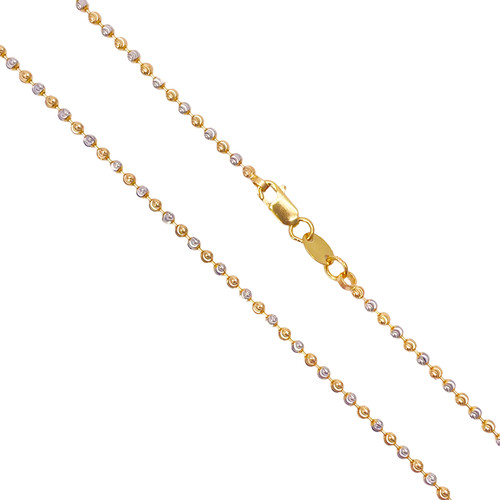 22ct gold beaded necklace - 22ct,