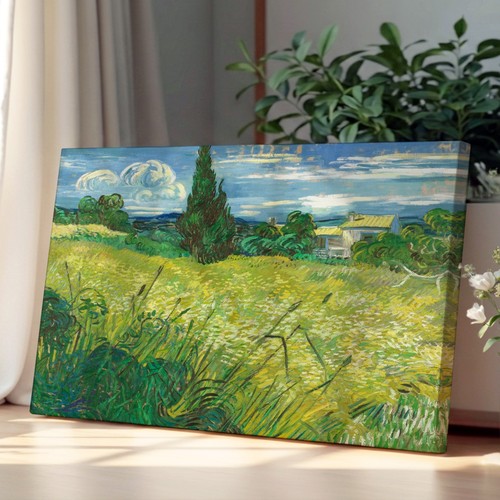 Vincent van gogh green field - van,