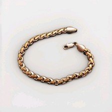 Men two tone cuban link - two,