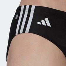 Adidas Mens Classic 3 Stripes Brief Swim Trunks Swimming Costume Swimsuit HT2063