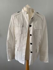 ZARA White Safari Style Jacket