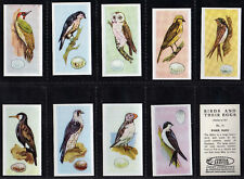 Cigarette cards Birds and