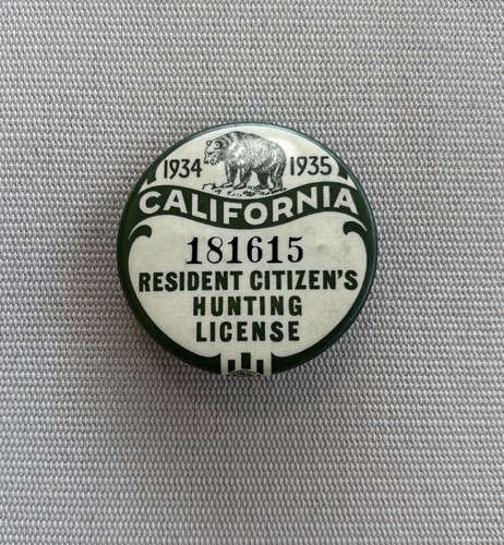 California 1934 1935 resident - california,