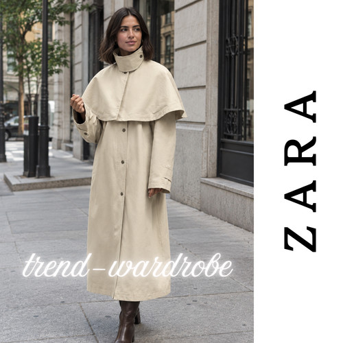 Zara woman collection cape - woman,