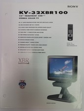1995 sony 32xbr100 - kv-32xbr100, 32"