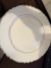 HAVILAND LIMOGES FRANCE VERSAILLES SET OF 5 DINNER PLATES 10.5" SCALLOPED EDGE