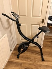 Roger Black Folding Exercise Bike  with LCD Monitor -  Collection Only