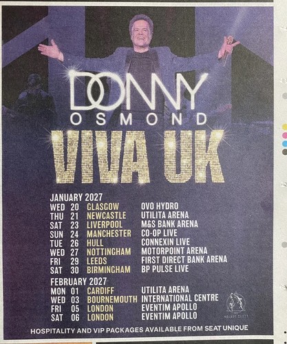 Donny osmond live - donny,