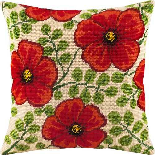 Needlepoint tapestry cushion - needlepoint,