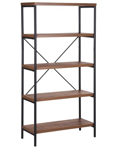 Tier bookcase dark wood - 4,