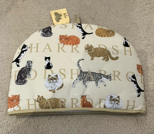 Harrods cats print - cats, patterned