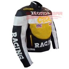 HONDA CBR YELLOW COWHIDE