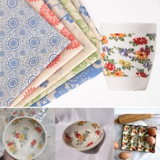 Pottery Ceramics Clay Transfer Paper Glaze Underglaze Flower Decal Paper Hot