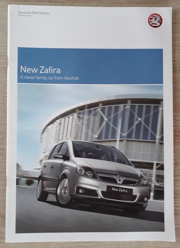 Vauxhall zafira brochure 2006 - zafira,