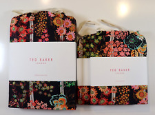 TED BAKER RETRO FLORAL COTTON BEDDING DUVET COVER PILLOWCASES SET - ALL SIZES