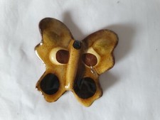 Gorgeous Rare Jean Hampton studio pottery miniature figure of a butterfly
