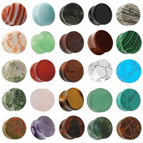 Stone ear plug - stone,