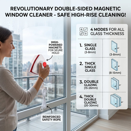Magnetic window cleaner glass - magnetic,