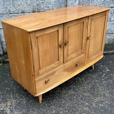 EARLY RETRO THREE DOOR ERCOL SIDEBOARD- CLEAN CONDITION, CHOICE OF 2- WE DELIVER