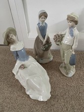 3 x NAO FOR LLADRO PORCELAIN